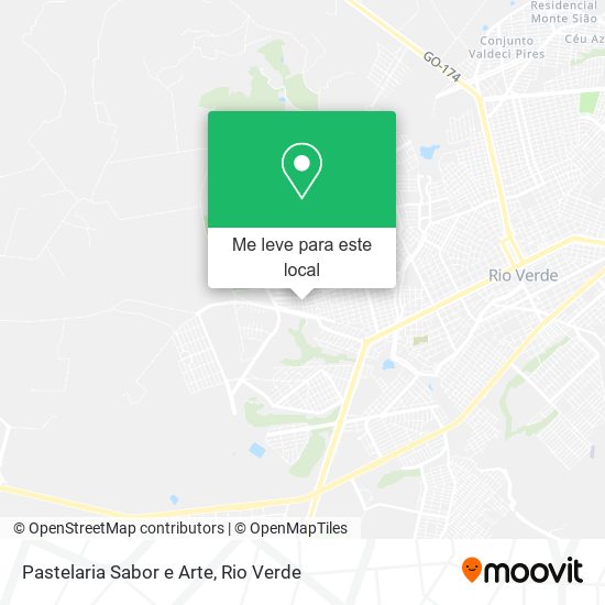 Pastelaria Sabor e Arte mapa
