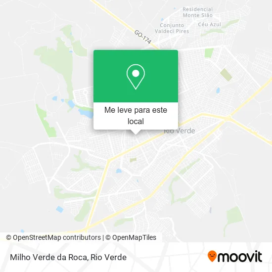 Milho Verde da Roca mapa