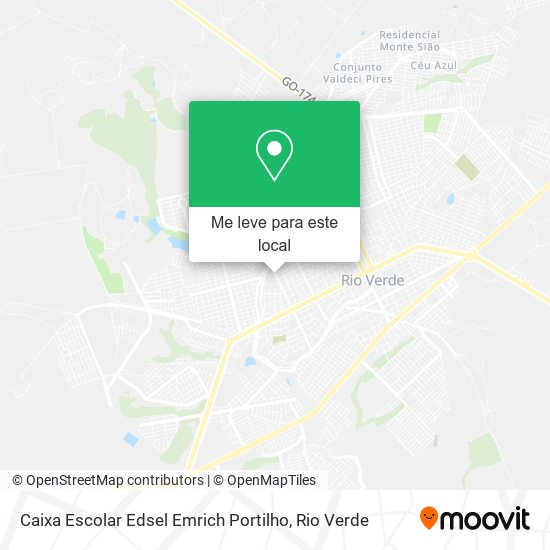 Caixa Escolar Edsel Emrich Portilho mapa