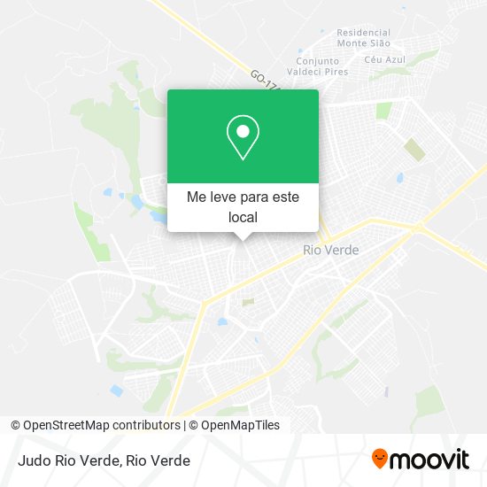 Judo Rio Verde mapa