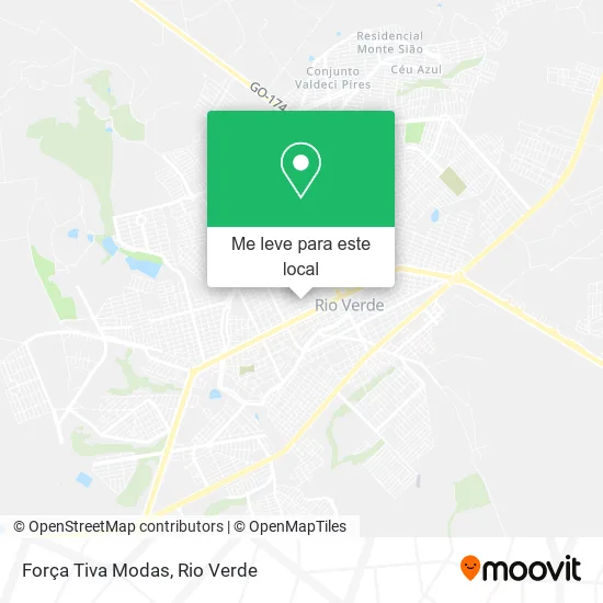 Força Tiva Modas mapa