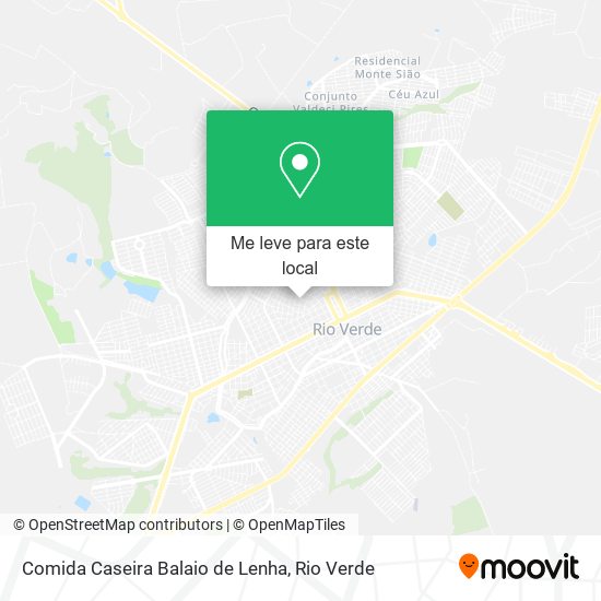 Comida Caseira Balaio de Lenha mapa