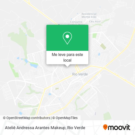 Ateliê Andressa Arantes Makeup mapa