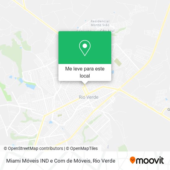 Miami Móveis IND e Com de Móveis mapa