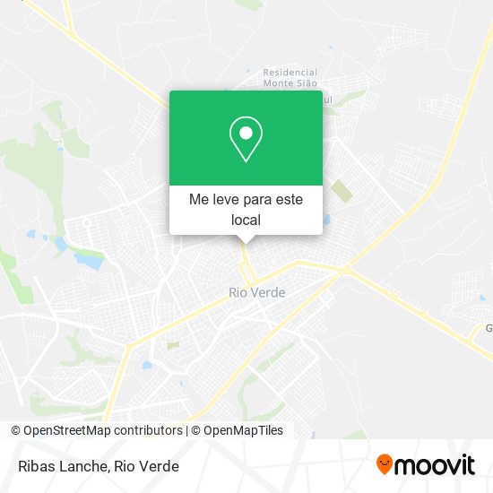Ribas Lanche mapa