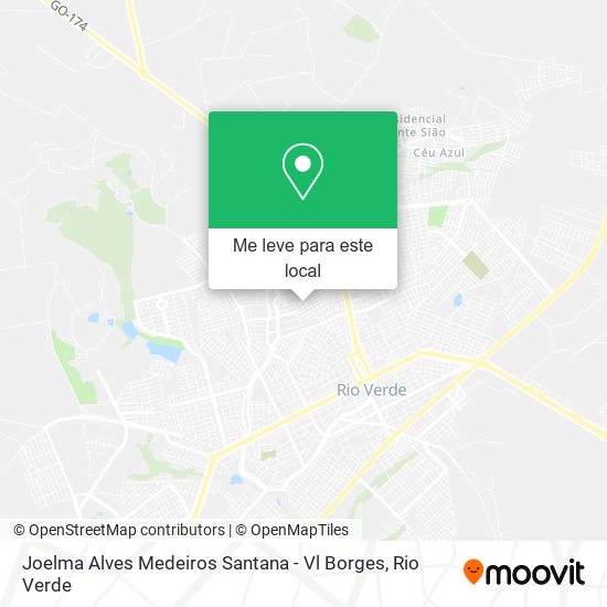 Joelma Alves Medeiros Santana - Vl Borges mapa