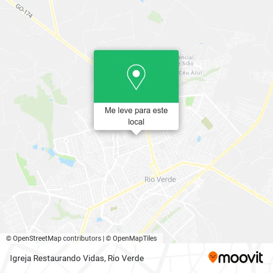 Igreja Restaurando Vidas mapa