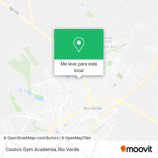 Couto's Gym Academia mapa