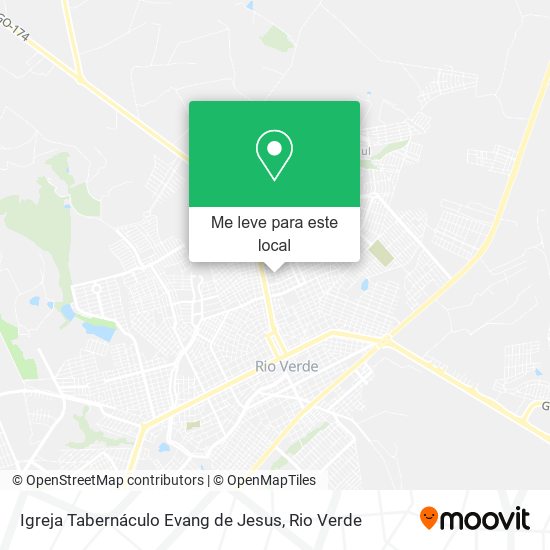 Igreja Tabernáculo Evang de Jesus mapa