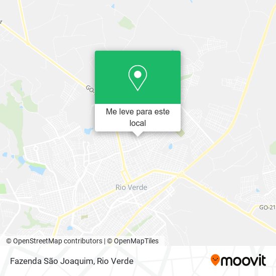 Fazenda São Joaquim mapa