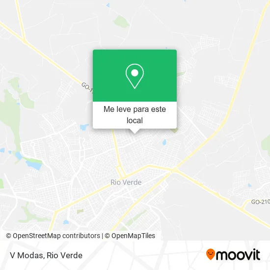 V Modas mapa