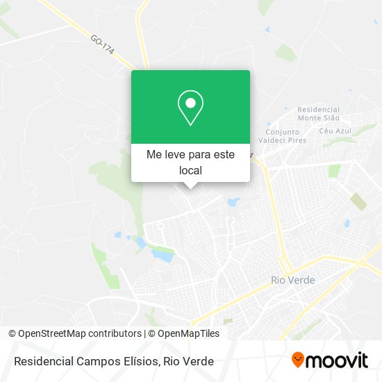 Residencial Campos Elísios mapa