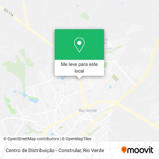 Centro de Distribuição - Constrular mapa
