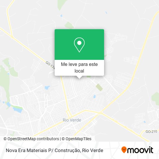 Nova Era Materiais P/ Construção mapa