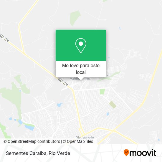 Sementes Caraíba mapa