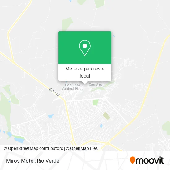 Miros Motel mapa