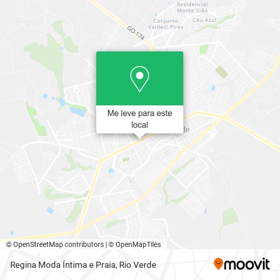 Regina Moda Íntima e Praia mapa