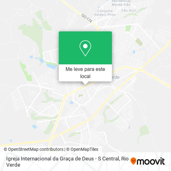 Igreja Internacional da Graça de Deus - S Central mapa