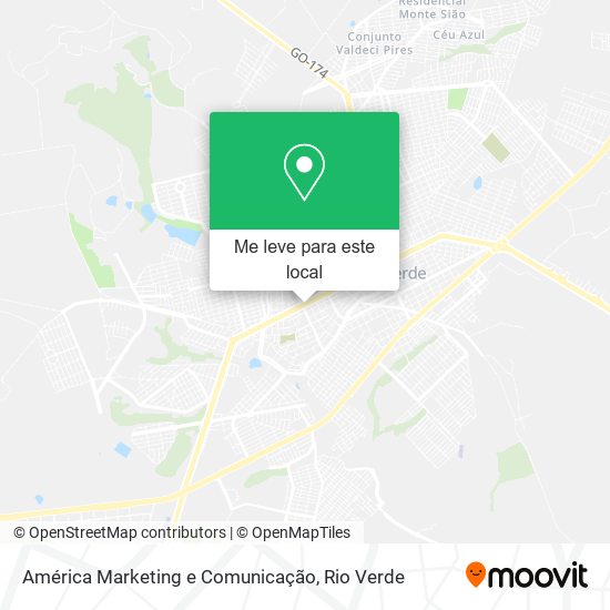 América Marketing e Comunicação mapa
