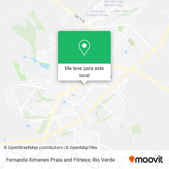 Fernanda Ximenes Praia and Fitness mapa