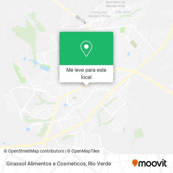 Girassol Alimentos e Cosmeticos mapa