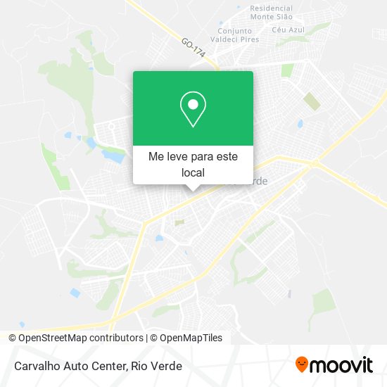 Carvalho Auto Center mapa