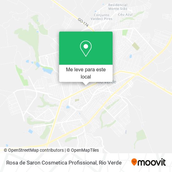 Rosa de Saron Cosmetica Profissional mapa