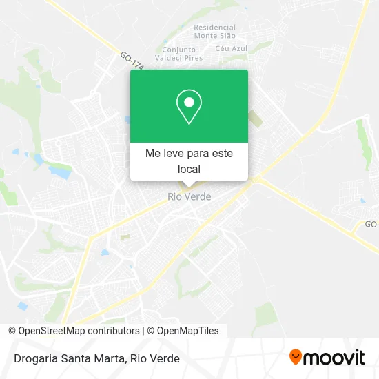Drogaria Santa Marta mapa