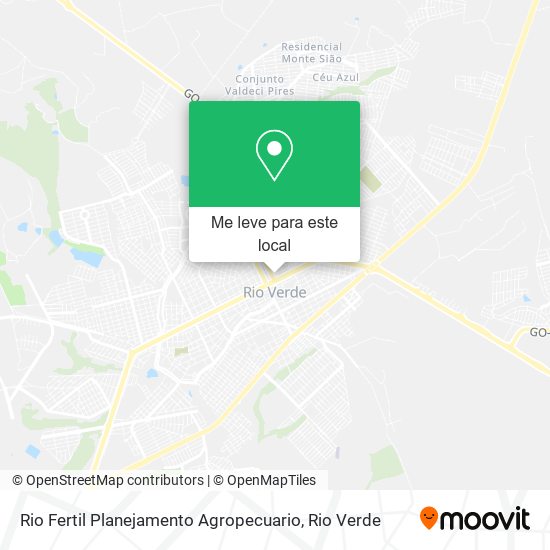 Rio Fertil Planejamento Agropecuario mapa