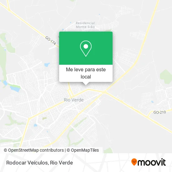 Rodocar Veículos mapa
