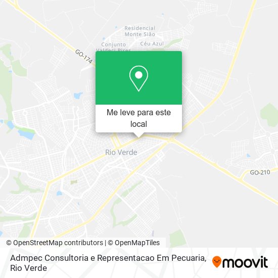 Admpec Consultoria e Representacao Em Pecuaria mapa