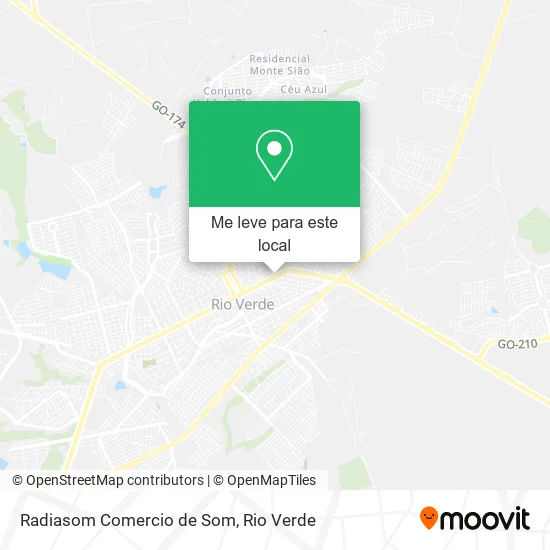 Radiasom Comercio de Som mapa