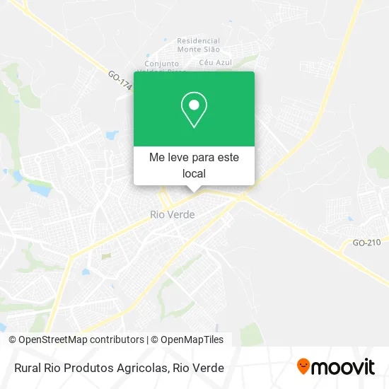 Rural Rio Produtos Agricolas mapa