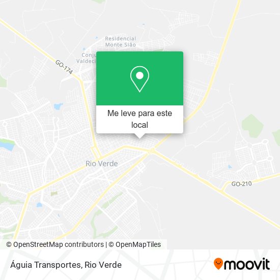 Águia Transportes mapa