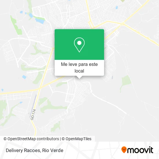 Delivery Racoes mapa
