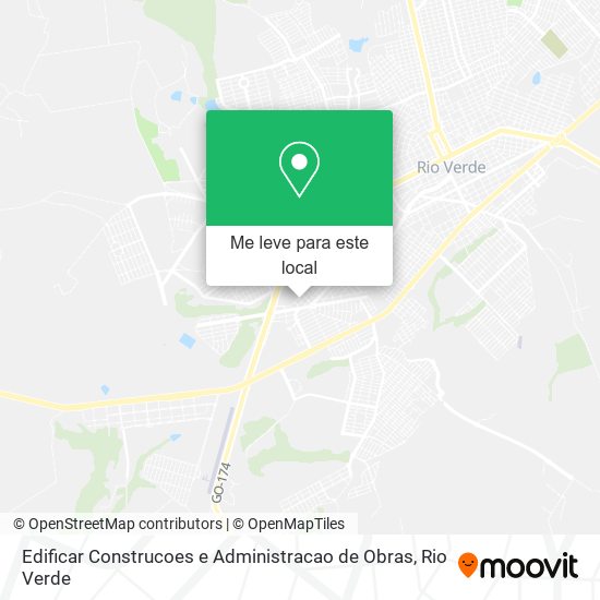 Edificar Construcoes e Administracao de Obras mapa