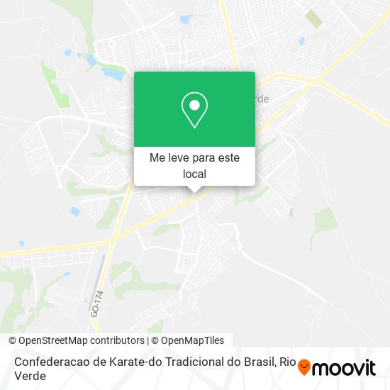 Confederacao de Karate-do Tradicional do Brasil mapa