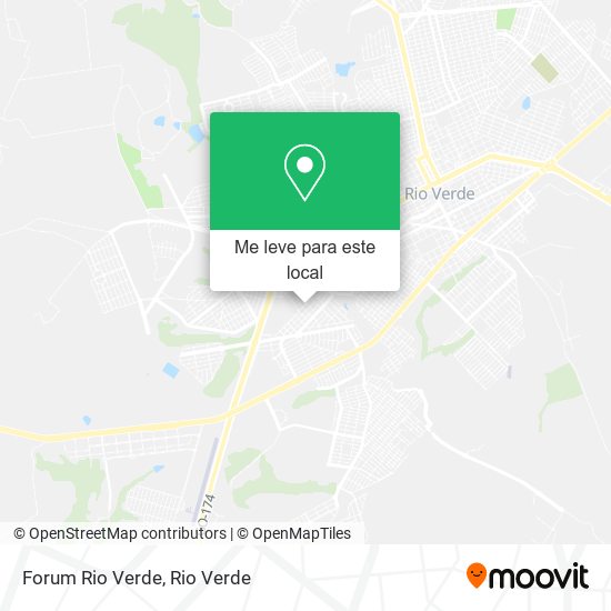 Forum Rio Verde mapa