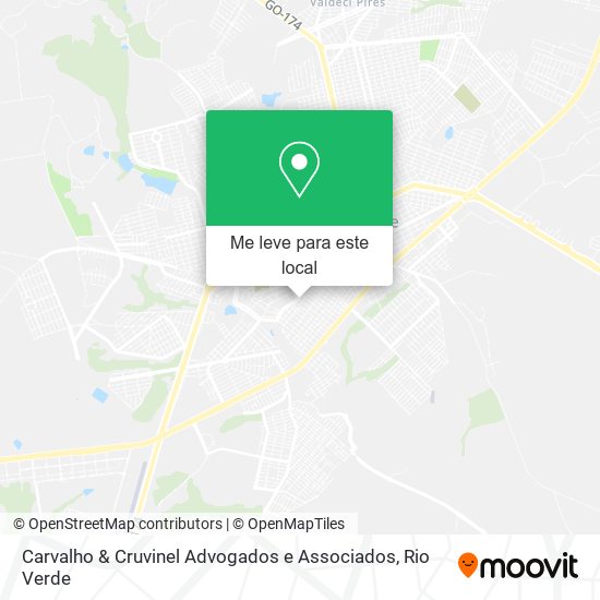 Carvalho & Cruvinel Advogados e Associados mapa