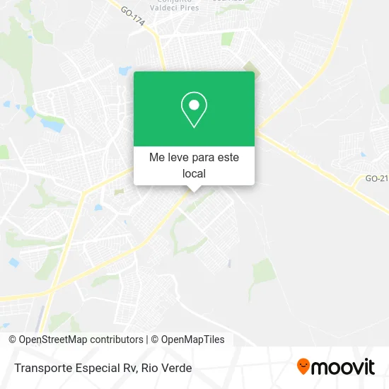 Transporte Especial Rv mapa