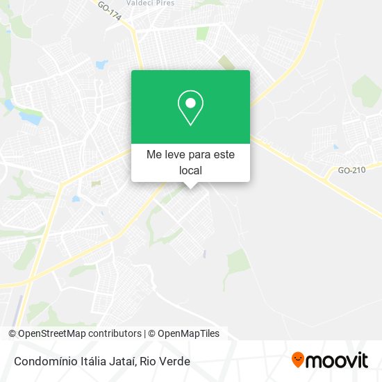 Condomínio Itália Jataí mapa