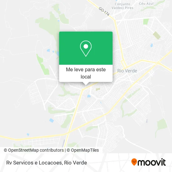Rv Servicos e Locacoes mapa