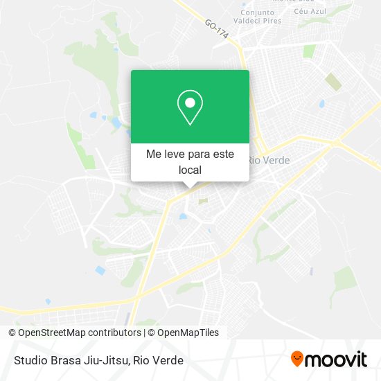 Studio Brasa Jiu-Jitsu mapa