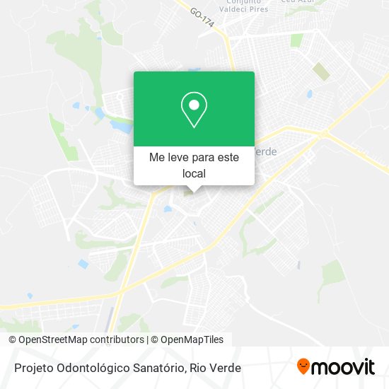 Projeto Odontológico Sanatório mapa