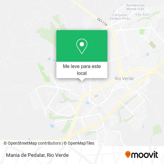 Mania de Pedalar mapa