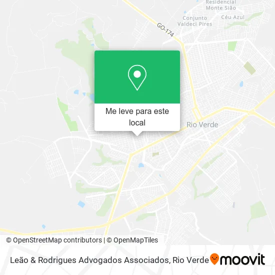 Leão & Rodrigues Advogados Associados mapa