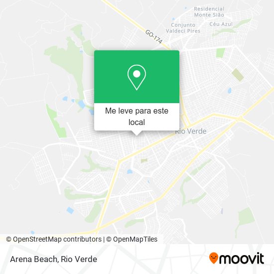 Arena Beach mapa