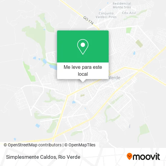 Simplesmente Caldos mapa