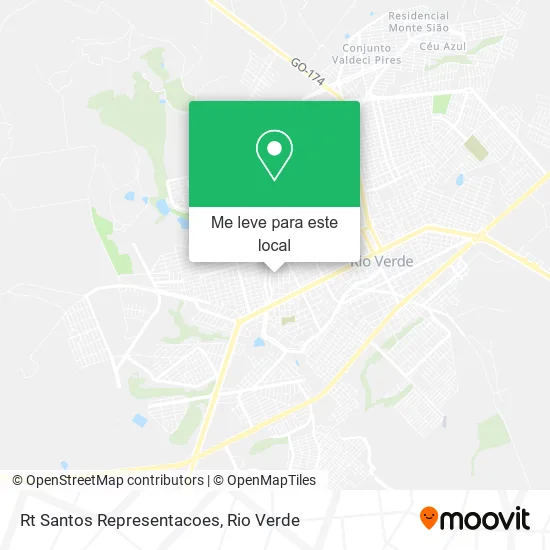 Rt Santos Representacoes mapa