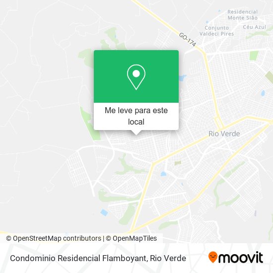 Condominio Residencial Flamboyant mapa